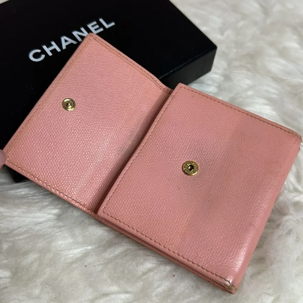 💯Authentic Chanel Trifold Short Wallet🍀